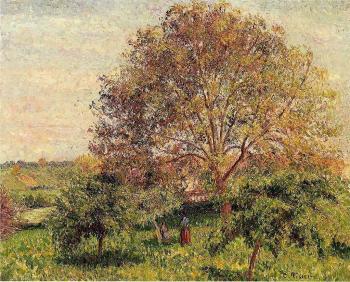 卡米耶 畢沙羅 Walnut Tree in Spring 卡米耶 畢沙羅 Walnut Tree in Spring